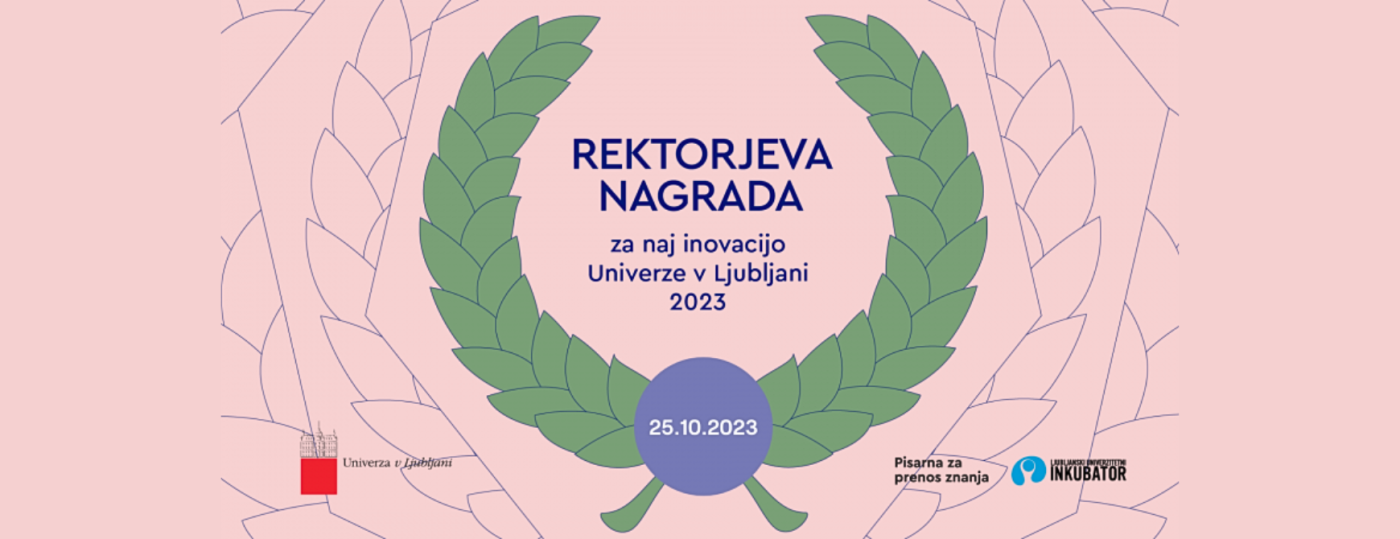 Rektorjeva nagrada 2023