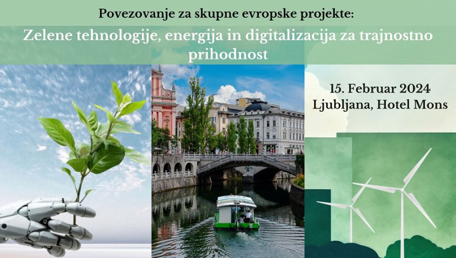 Zelene tehnologije, energija in digitalizacija za trajnostno prihodnost