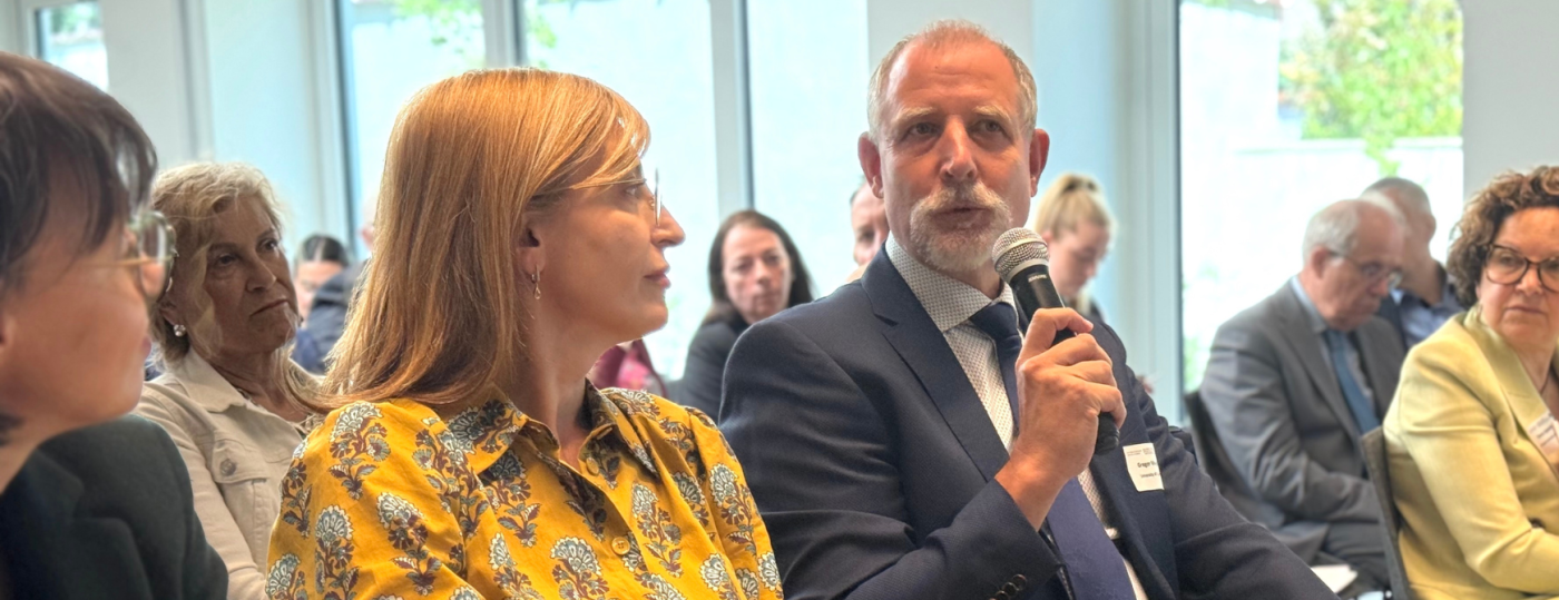 Evropska komisarka za raziskave in inovacije, Ekaterina Zaharieva, in rektor Univerze v Ljubljani, prof. dr. Gregor Majdič