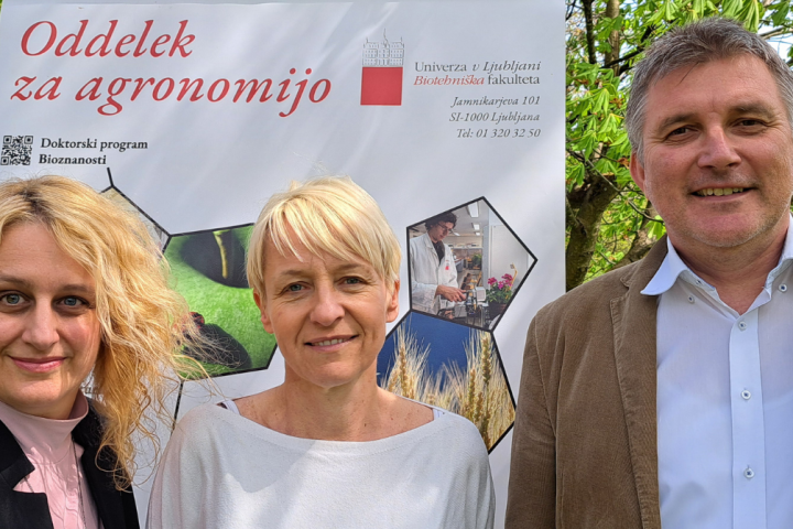 Asist. Prof. Sabina Berne, Prof. Nataša Štajner and Prof. Jernej Jakše